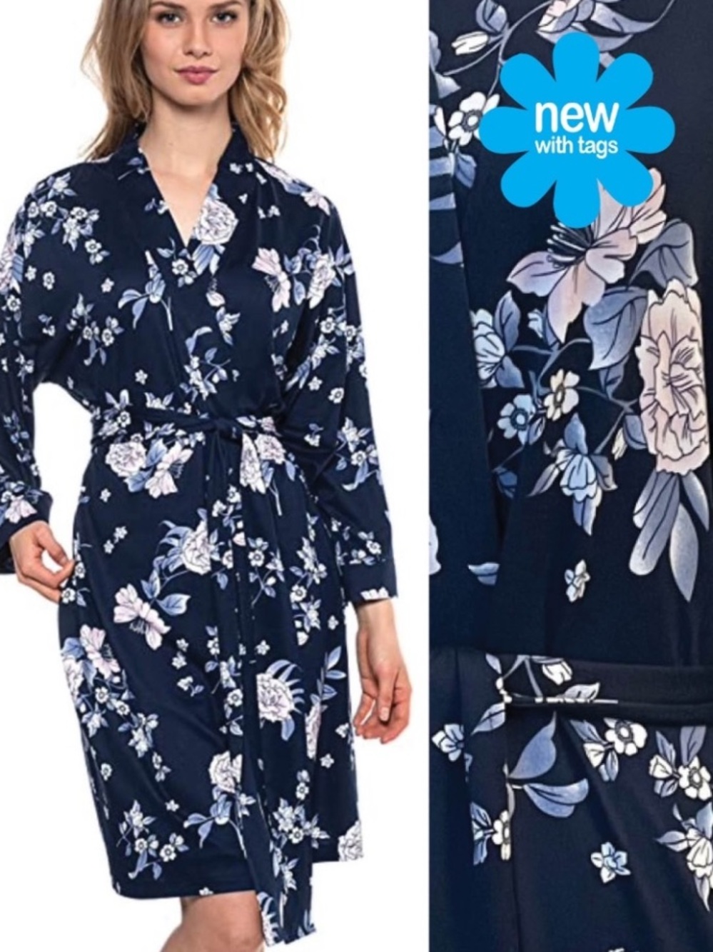 NWT 🦋 JNY Beautiful Floral robe | Small/Medium